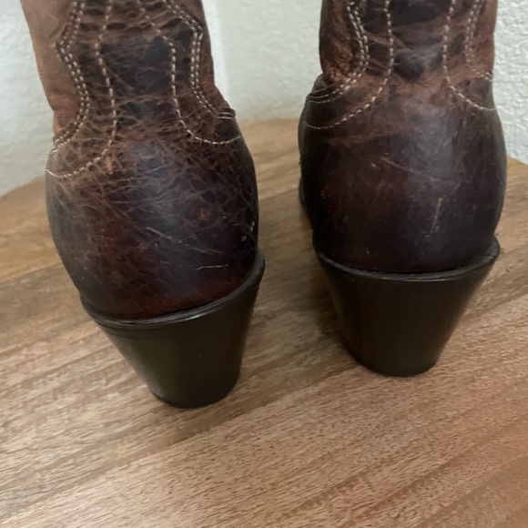 J.B. Dillion Leather Cowboy Boots 7.5 - Picture 3 of 6